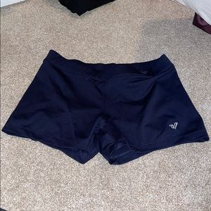 Navy blue varsity spandex